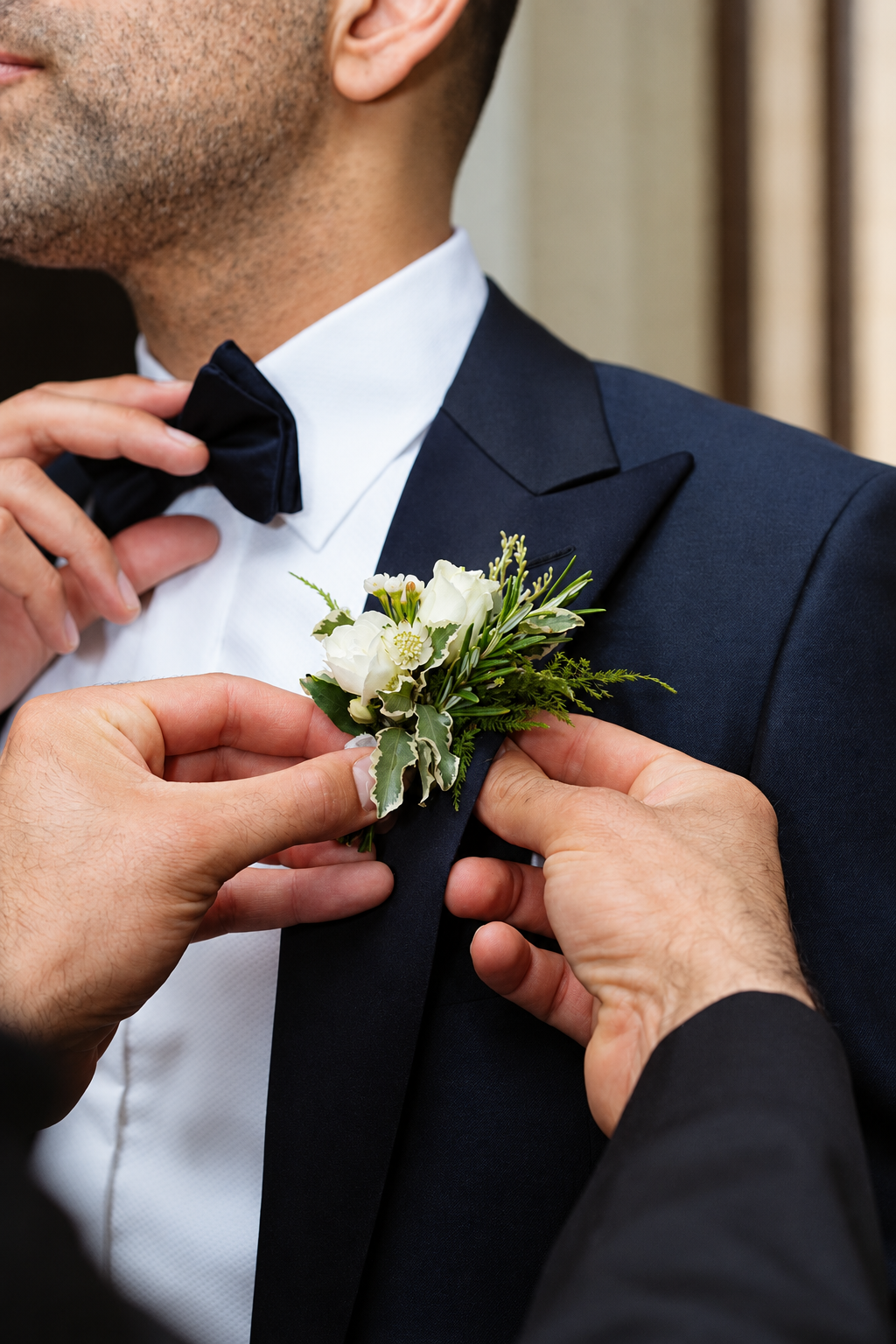 Groomsmen/Fathers/Guests Bouttoninere